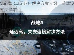 战地5游戏启动无响应解决方案介绍：游戏没反应解决方法详解