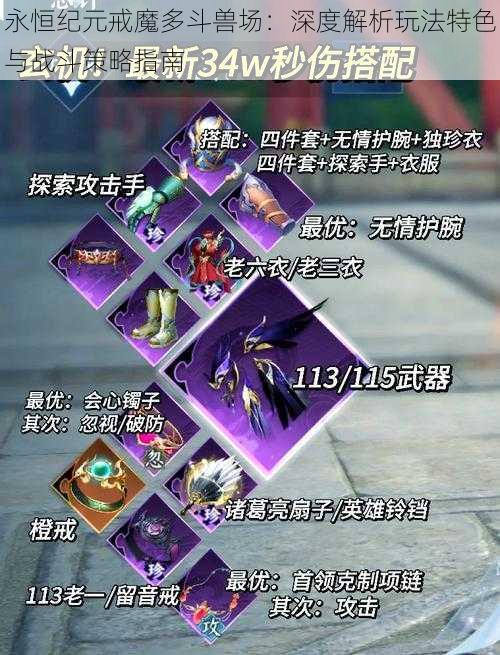 永恒纪元戒魔多斗兽场:深度解析玩法特色与战斗策略指南